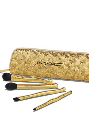 MAC Golden Touch Mini Brush Kit, 5 Piece Set
